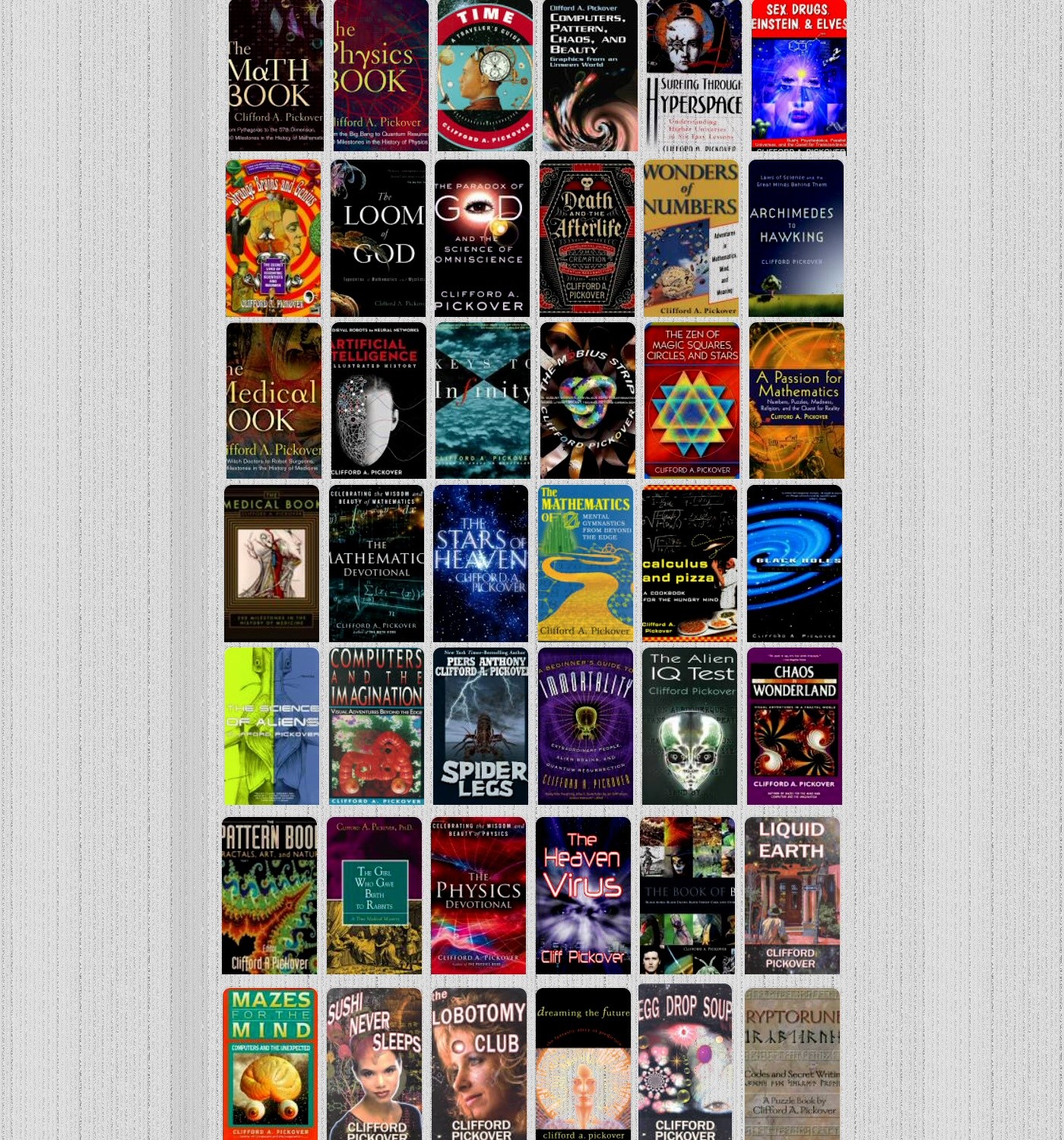Pickover books