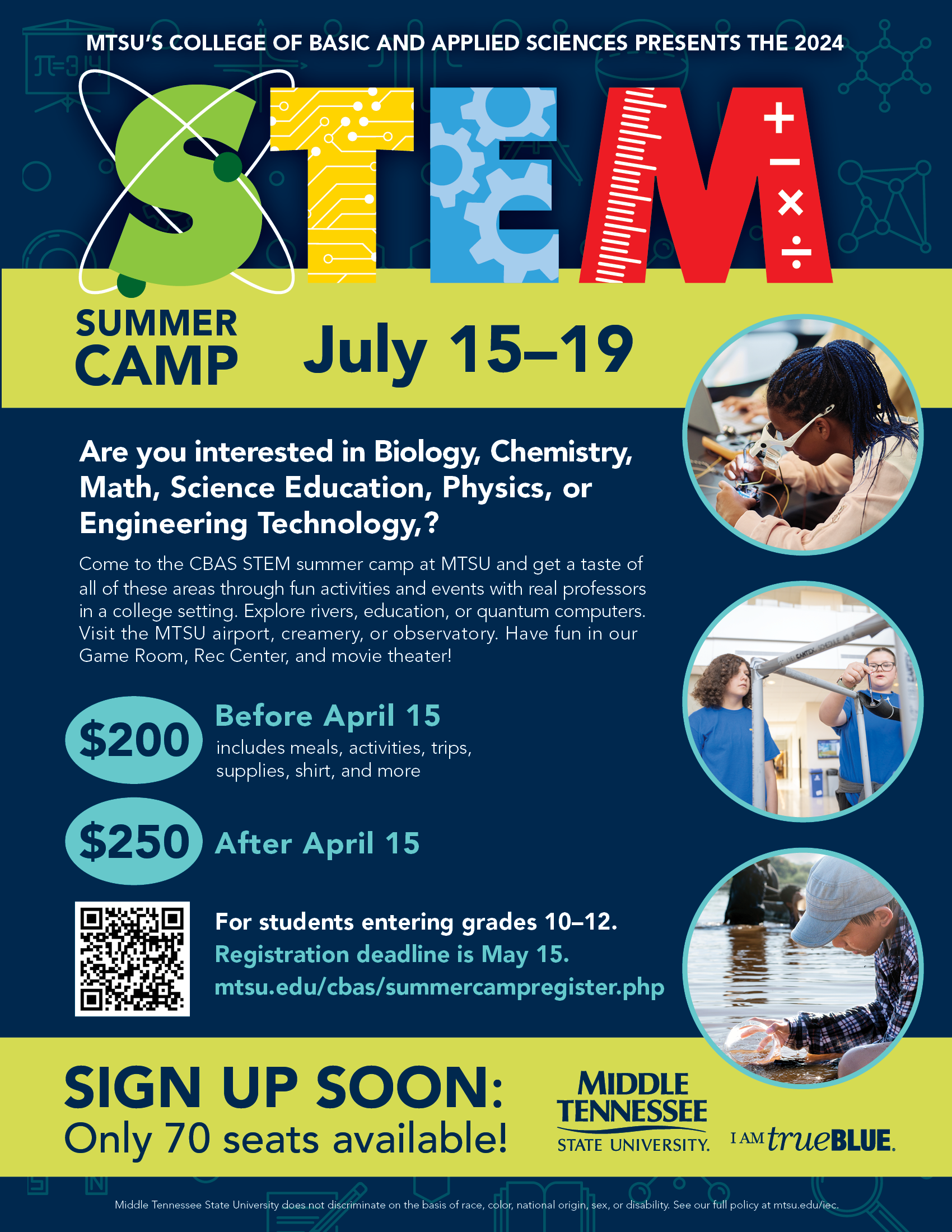 STEM Camps Middle Tennessee State University